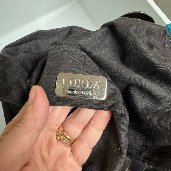 Furla Crocodile-Embossed Women's Bag - Picture 16 of 16